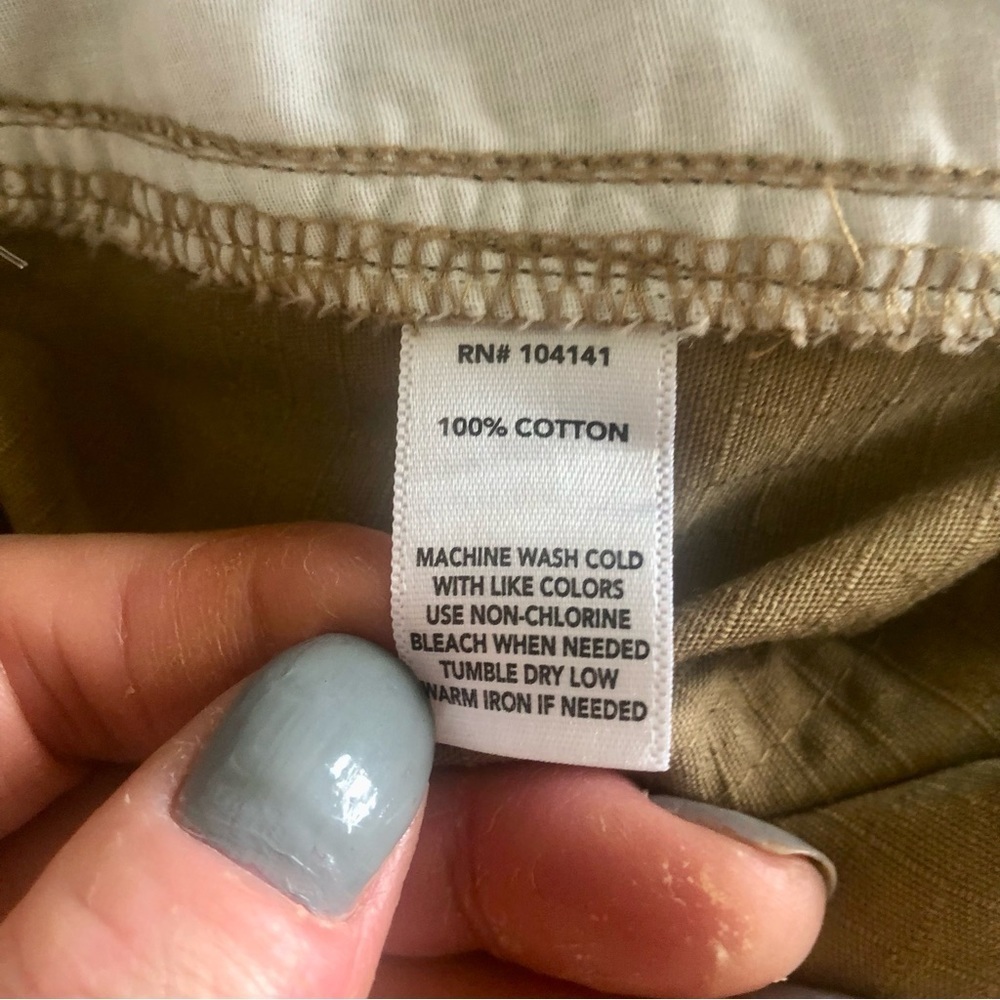 NWT Field and Stream rip stop cargo short solid ermine Size 36 - Picture 8 of 9